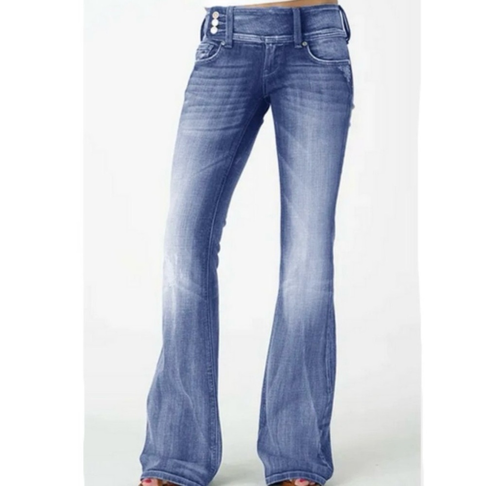 Women's Blue Flare Jeans